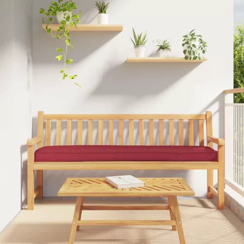 vidaXL Raklap Párna bordó 200 x 40 x 8 cm Oxford szövet
