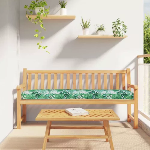 vidaXL Raklap Párna Levél mintázat 200 x 40 x 8 cm Oxford Szövet