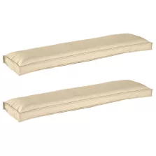   vidaXL Raklap párna készlet 2 pcs Bézs 150 x 40 x 8 cm Oxford szövet