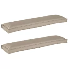   vidaXL Raklap párna készlet 2 pcs Tópszínű 150 x 40 x 8 cm