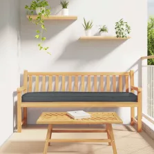 vidaXL Raklap párna készlet 2 pcs Antracit 180 x 40 x 8 cm