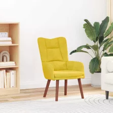 vidaXL Pihenőszék Sárga 63 x 67 x 94 cm Bársony