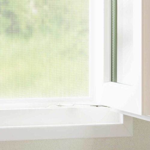 vidaXL Rovarháló Fehér 112 x 500 cm Acél