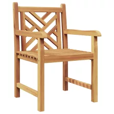 vidaXL Szék 2 pcs Barna 60 x 58 x 90 cm Tömör Teakfa