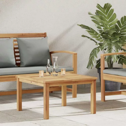 vidaXL Dohányzóasztal Barna 60 x 60 x 36 cm Tömör Teakfa