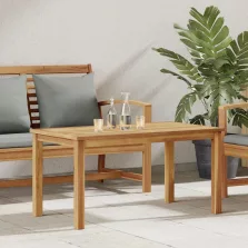   vidaXL Dohányzóasztal Barna 90 x 50 x 45,5 cm Tömör Teakfa