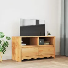   vidaXL TV Szekrény Drammen Tölgyszínű 99 x 43 x 55 cm Tömör fenyőfa