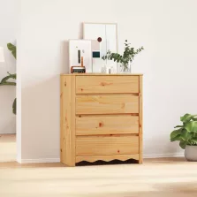   vidaXL Fiókos szekrény fiókkal Drammen Tölgyszínű 76.5 x 40 x 91 cm