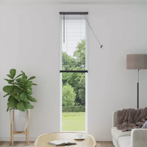 vidaXL Zsaluzia Állítható Ezüst Szürke 213 x 60 cm PVC