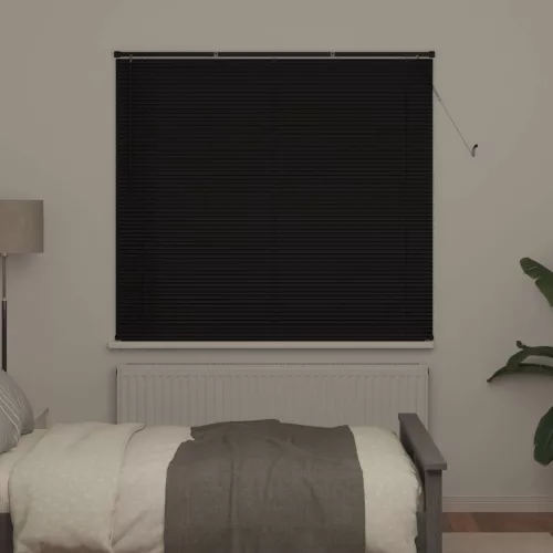 vidaXL Zsaluzia Állítható Fekete 150 x 140 cm PVC