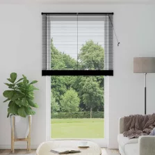 vidaXL Zsaluzia Állítható Fekete 213 x 120 cm PVC