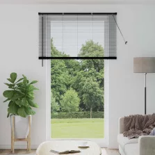 vidaXL Zsaluzia Állítható Fekete 213 x 130 cm PVC