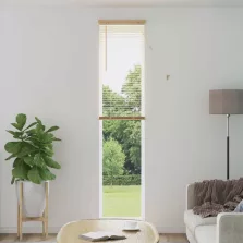   vidaXL Zsaluzia Állítható Világos barna mintával 213 x 60 cm PVC