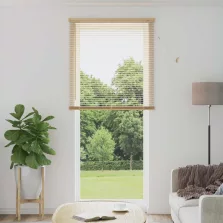   vidaXL Zsaluzia Állítható Világos barna mintával 213 x 90 cm PVC