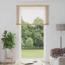   vidaXL Zsaluzia Állítható Világos barna mintával 213 x 140 cm PVC