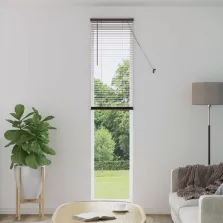   vidaXL Zsaluzia Állítható Sötét barna mintával 213 x 40 cm PVC