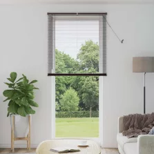   vidaXL Zsaluzia Állítható Sötét barna mintával 213 x 100 cm PVC