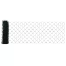 vidaXL Hexagon kerítés Zöld 0,6 x 10 m Acél