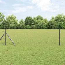 vidaXL Hexagon kerítés Szürke 0.5 x 50 m Acél