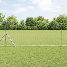 vidaXL Hexagon kerítés Ezüst 0,5 x 10 m Horganyzott acél