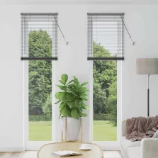   vidaXL Zsalugáter Redőnyök Sötétszürke 220 x 65 cm Alumínium