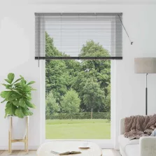   vidaXL Zsalugáter Redőnyök Sötétszürke 220x150cm Alumínium