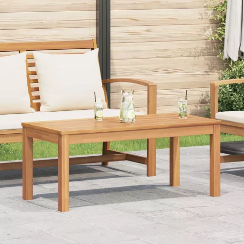 vidaXL asztal Barna 95 x 45 x 40 cm Tömör Teakfa
