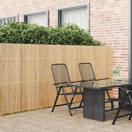 vidaXL Bambusz kerítés Természetes 400 x 150 cm bambusz