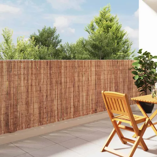 vidaXL Kéregkerítés Barna 400 x 125cm Kéreg