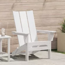   vidaXL Összecsukható Adirondack szék Fehér 80,5 x 74,5 x 92 cm HDPE