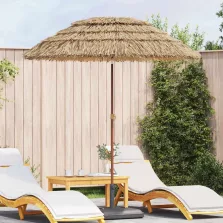 vidaXL Kerti napernyő Természetes 160 x 160 x 196 cm