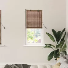   vidaXL Ablak Függönyök & Árnyékolók Barna 60 x 160 cm bambusz