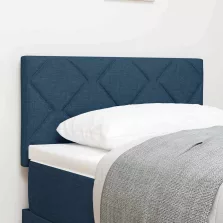   vidaXL Textil Fejtámla Geometrikus fejtámlával Kék 80 cm szövet
