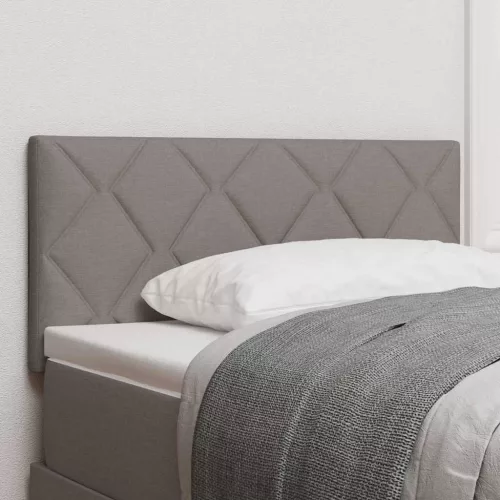 vidaXL Textil Fejtámla Geometrikus fejtámlával Tópszínű 100 cm szövet