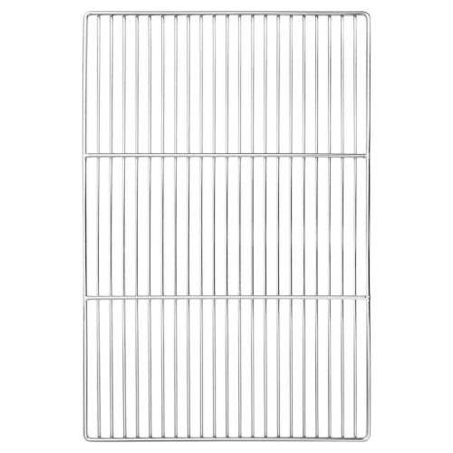 vidaXL Grill rács Ezüst 60 x 40 cm Rozsdamentes acél