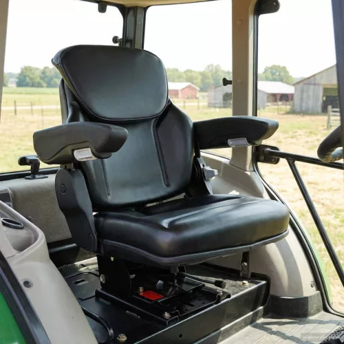 vidaXL Traktor ülés felfüggesztéssel Fekete 60 x 58 x 72 cm