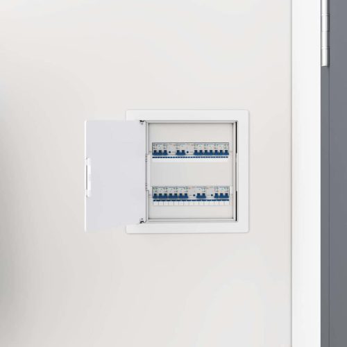 vidaXL Hozzáférési Panelek 2 pcs Fehér 20 x 20 cm ABS Műanyag