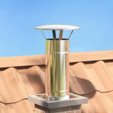   vidaXL Eső Borító Kémény Ezüst 35 x 35 x 20 cm Rozsdamentes acél