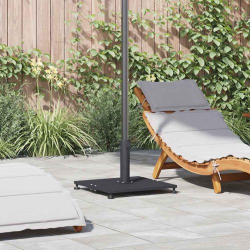 vidaXL Kültéri Napernyő Tartók Sötétszürke 45 x 45 x 31 cm Acél