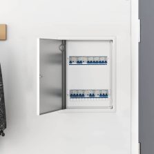 vidaXL Hozzáférési panel Fehér 30 x 40 cm Acél