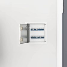 vidaXL Hozzáférési panel 2 pcs Fehér 20 x 20 cm Acél