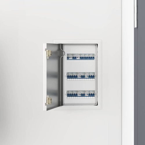 vidaXL Hozzáférési panel Fehér 20 x 30 cm Acél