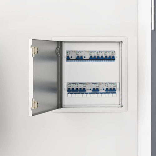 vidaXL Hozzáférési panel Fehér 30 x 30 cm Acél