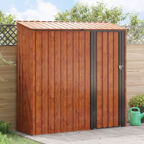 vidaXL Kertiszerszámos házak Barna 203,5 x 73 x 200 cm Fém