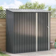   vidaXL Kertiszerszámos házak Antracit 203 x 85,5 x 200 cm Fém