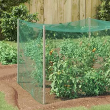 vidaXL Madárvédő háló Zöld 4 x 5 m Polietilén