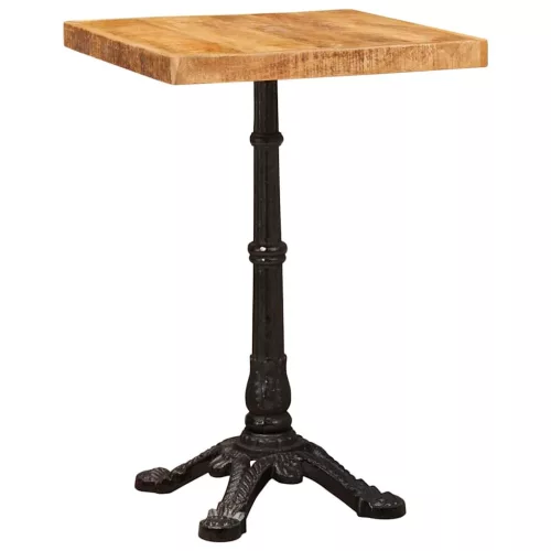 vidaXL Bisztróasztal Barna 50 x 50 x 76 cm tömör mangófa
