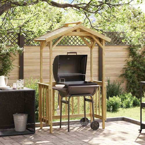 vidaXL Grillsátor Impregnált fenyőfa