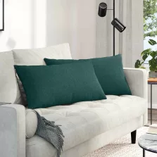   vidaXL Kanapé párnák 2 pcs Sötétzöld 80 x 40 cm szövet