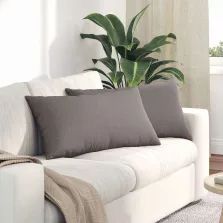 vidaXL Kanapé párnák 2 pcs Tópszínű 80 x 40 cm szövet